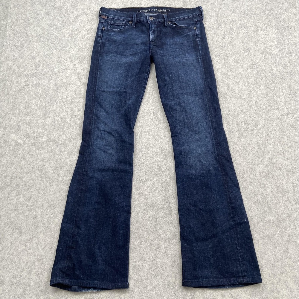 Citizens Of Humanity Kelly Low Rise Bootcut Jeans Womens 14 (31x29) Dark Blue